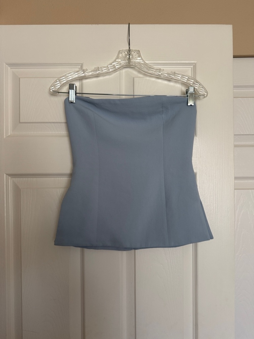 Aritzia Wilfred Dew Blue Posh Tube Top 2 - Crepette
